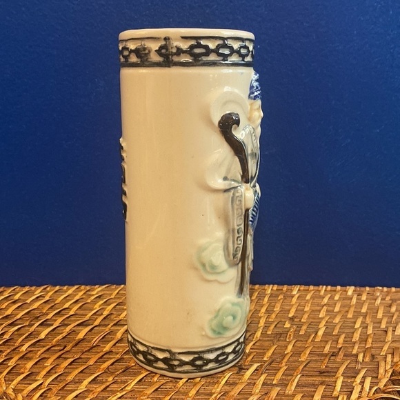 Vintage Orchids of Hawaii Flower Vase  Mug Retro Tiki Asian Japan 6.5" - Picture 4 of 6